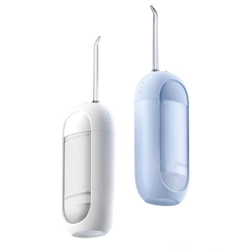 Water Flosser [Mini Portable] Oral Irrigator Water Teeth Cleaner Pick,3 Modes & IPX7 Waterproof, Home & Travel Water Flossers for Teeth, Braces Bridges Care Gift for Valentines Day for Her & Him 6