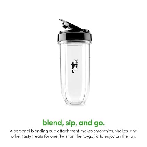 Magic Bullet® Combo Blender, 600W, 48oz Pitcher, 16oz Cup with To-Go Lid, Easy Cleaning, Cross Blade, for Smoothies, Sauces, Shakes, Salsa, Hot Blends, Silver, MBF50200 9