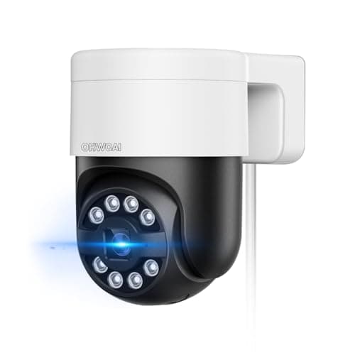 OHWOAI 《Motion Tracking & 2-Way Audio 》Extend Wired PTZ Cameras POE Security Camera System,4K/8.0 Megapixel Home Video Surveillance Systems