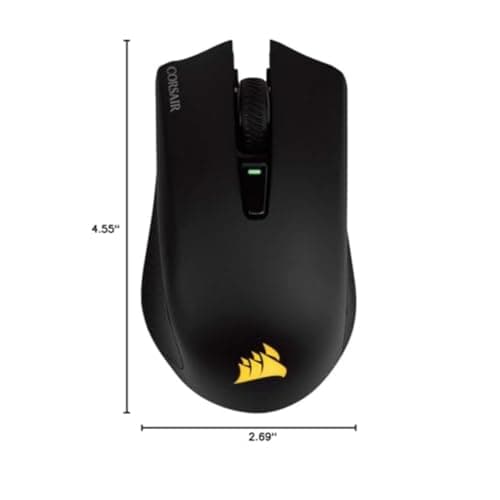 Corsair Harpoon Wireless RGB Lightweight FPS/MOBA Gaming Mouse – 10,000 DPI – 6 Programmable Buttons – Low-Latency Bluetooth – iCUE Compatible – PC, Mac, PS5, PS4, Xbox – Black 8