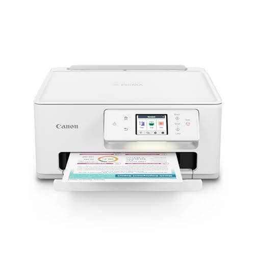 Canon PIXMA TS7720 Wireless All-in-One Color Inkjet Printer – Print, Copy, Scan – Auto Duplex, 15/10 PPM, 2.7” Touchscreen, Compact Home Photo Printer with Easy Setup