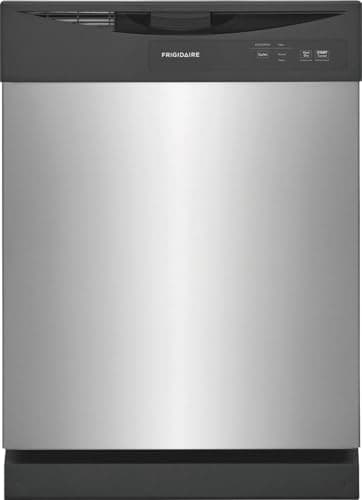 Frigidaire FDPC4221A 24 Inch Wide 14 Place Setting Built-In Front Control Dishwasher with 2 Wash Cycles and Energy Saver Dry Option - Stainless Steel