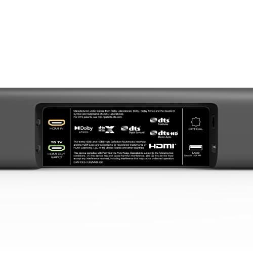 VIZIO M-Series 2.1 Sound Bar with Dolby Atmos and DTS:X, Wireless Subwoofer, M215a-J6 (HDMI)-Black 10
