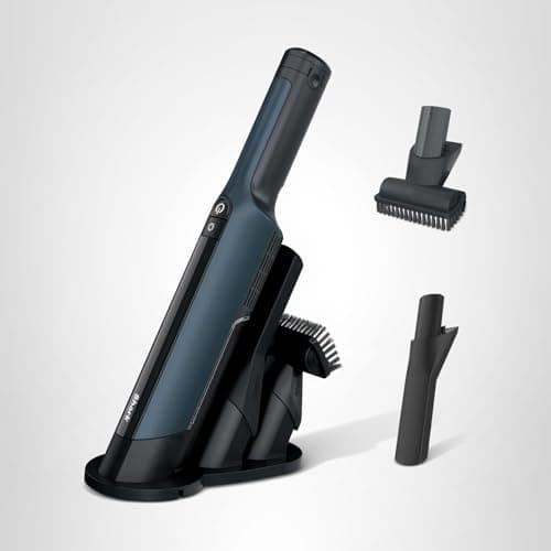 Shark WV410BL WANDVAC Cordless Hand Vacuum, Ultra-Lightweight & Portable with Powerful Suction & Tools for Pets, Designed for Car & Home, Dark Blue 14