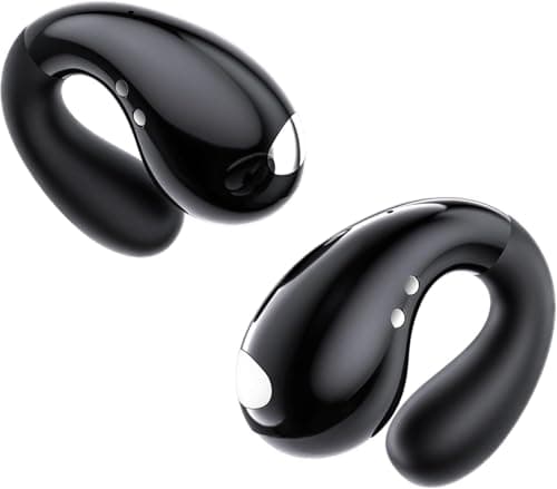 Boytond Ultra Open Ear Earbuds - Ergonomic Clip-On Earbuds, Light Pink