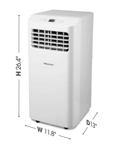 Hisense AP0522CR1W Portable Air Conditioner 5000-BTU DOE 115-Volt Vented (Renewed) 6