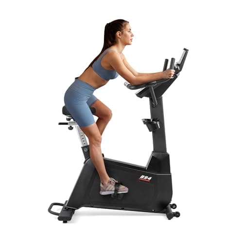 SOLE Fitness B94 Light Upright Indoor Stationary Bike, Home and Gym Exercise Equipment, Smooth and Quiet, Versatile for Any Workout, Bluetooth and USB Compatible