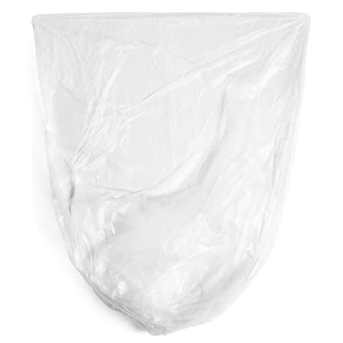 Aluf Plastics High Density Trash Bags, 12 Gallon, 1000 Count, 8 Micron (eq), 24" x 27", Clear, for Bathroom, Office, Industrial, Commercial, Janitorial, Municipal, Recycling 3
