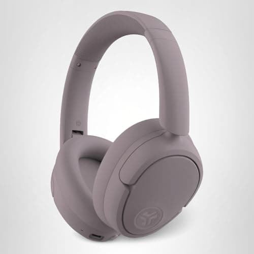 JLab JBuds Lux ANC Wireless Headphones, Mauve, Hybrid Active Noise Cancelling, Customizable Sound, Spatial Audio Compatible, Premium Over-Ear Bluetooth Headset 8