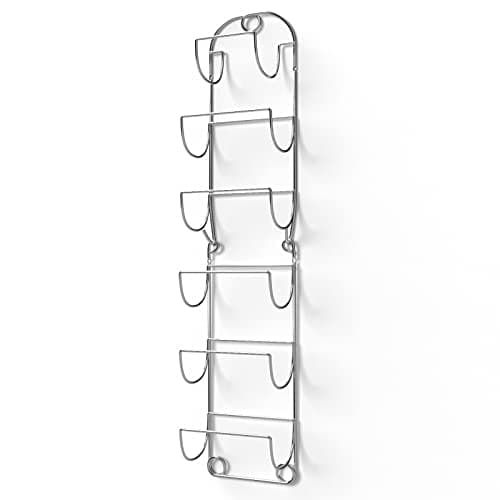 SODUKU Towel Racks for Bathroom Wall Mounted Metal Wine Rack Towel Shelf Towel Holder for Bath Chrome 6
