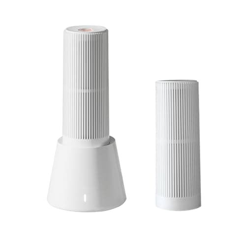 Sefaul Reusable Cordless Gun Safe Mini Dehumidifier, Rechargeable with Heating Base, Quiet Small Portable Drier Stick for Space Room Bathroom Closet Car RV Boat Cabinet TOP-X-White 2+1