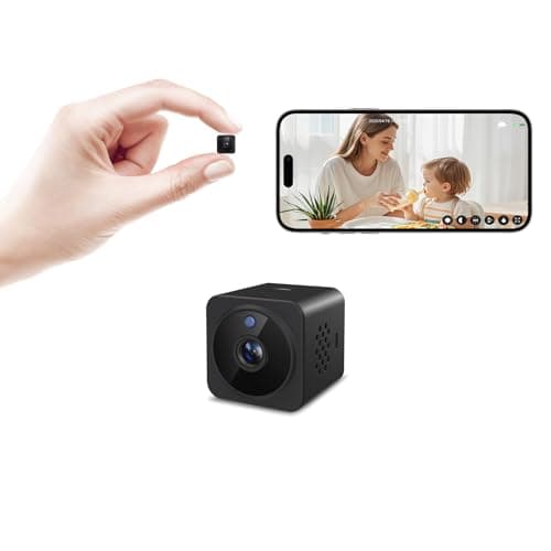 YISPK Camera 1080P HD Cam for Home/Office with Night Vision, App Control WiFi Indoor Security Cameras, Motion Detection,Wireless Viewing Cam