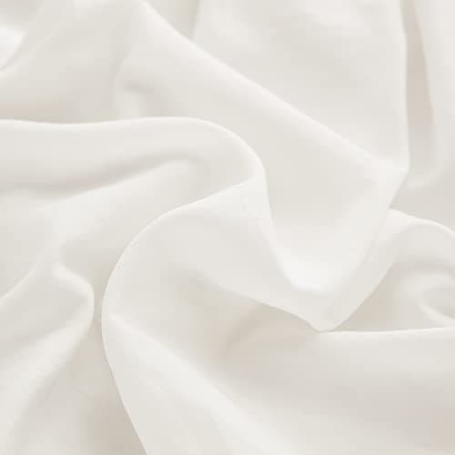 Boho White Body Pillowcase 20x54in - Ruffled Fringe Decor Sham 9