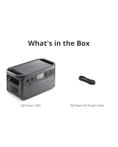 DJI Power 1000 Portable Power Station, 1024Wh LiFePO4 Battery 8
