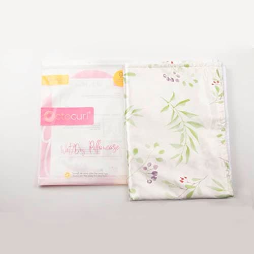 Octocurl Satin Pillowcase Reversible to Absorbent Microfiber for Wet Hair | Softer Than Silk | Cooling Satin Pillowcase | Vegan Silk Pillowcase for Hair & Skin (Pillowcase - Meadowy) 7
