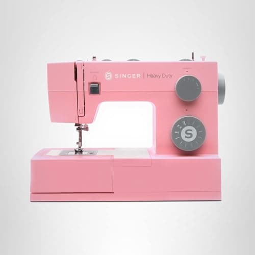 SINGER® Heavy Duty 4411 (Pink) High Speed Sewing Machine + Accessories | 11 Built-In Stitches Deliver 69 Stitch Applications | 60% More Power, 1100 Stitches/Min | Metal Frame, 4-Step Buttonhole 11