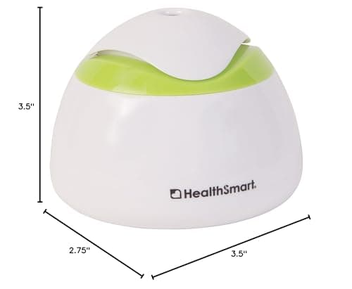 HealthSmart Travel Mate Personal Ultrasonic Small Personal Cool Air Mist USB Compact Travel Humidifier, Relief for Dry Skin, Compact and Personal, Quiet, Filter Free, FSA Eligible Humidifier, White 11