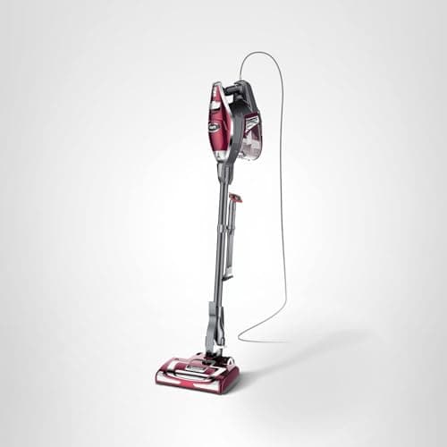 Shark HV322 Rocket Pet Plus Corded Stick Vacuum with LED Headlights, XL Dust Cup, Lightweight, Perfect for Pet Hair Pickup, Converts to a Hand Vacuum, with (2) Pet Attachments, Bordeaux/Silver 10