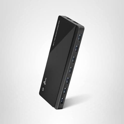 TP-Link Powered USB Hub 3.0 with 7 USB 3.0 Data Ports and 2 Smart Charging USB Ports. Compatible with Windows, Mac, Chrome & Linux OS, with Power On/Off Button, 12V/4A Power Adapter(UH720) 9
