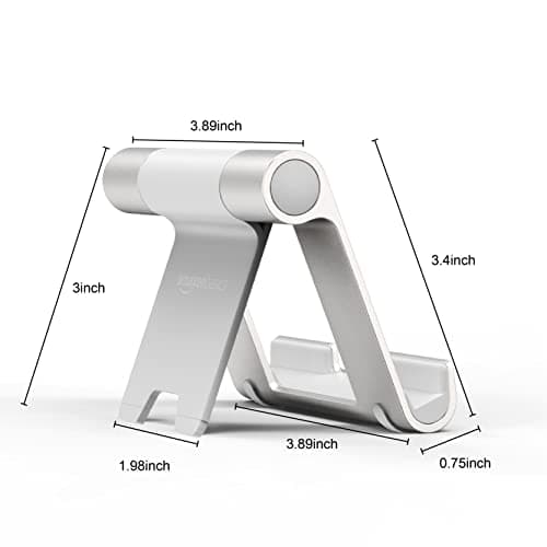 AmazonBasics L6LSH001-CS-R Multi-Angle Portable Stand for Tablets, E-readers and Phones - Silver 6