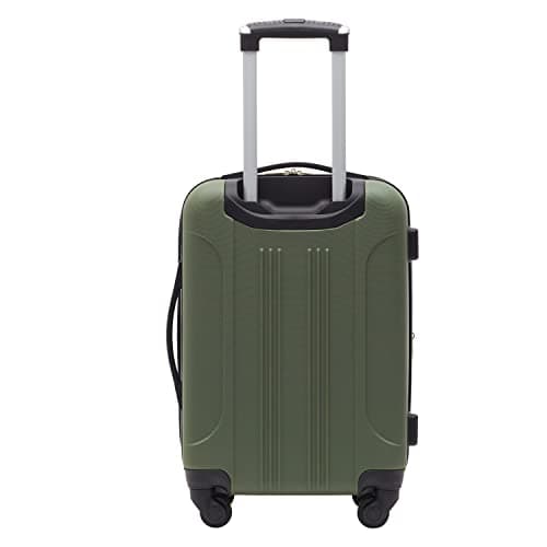 Travelers Club Chicago Hardside Expandable Spinner Luggage, Thyme Green, 22" Carry-On 5