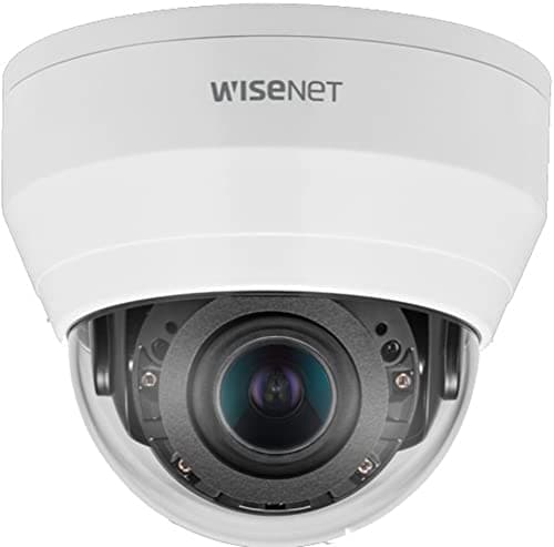 HANWHA | QND-8080R | 5 MP Indoor Network IR Dome Camera with 3.2~10mm (3.1x) Motorized varifocal Lens, RJ45 Connection