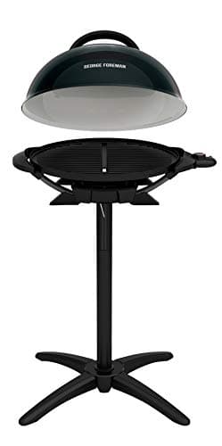 George Foreman Indoor/Outdoor Electric Patio Grill, Apartment Approved, 15-Serving, Removable Stand, Black 8