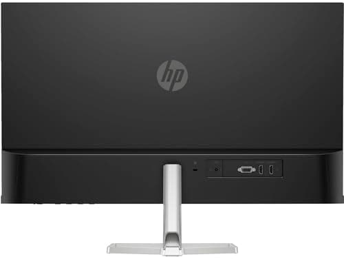HP 27 inch 1080P Computer Monitor in Silver and Black, 27" Full HD (1920 x 1080) 75Hz Anti-Glare IPS Display with AMD FreeSync, 2 HDMI, 1 VGA, Highly Accurate Color (2026 Model) with Docztorm Dock 5