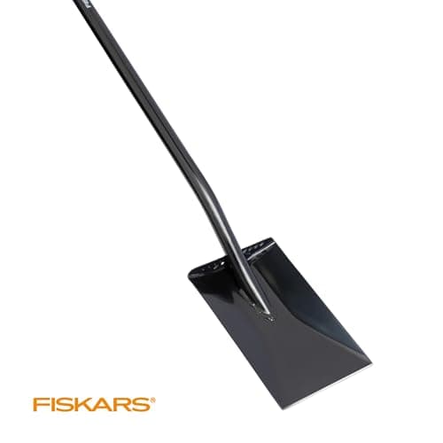 Fiskars 46" Spade Garden Shovel, Steel Flat Spade with Ergonomic D-Handle, Sharp Blade Square Shovel for Lawn Edging, Digging, Heavy Duty Yard Tool, Easy Cuts in Grass and Turf 8