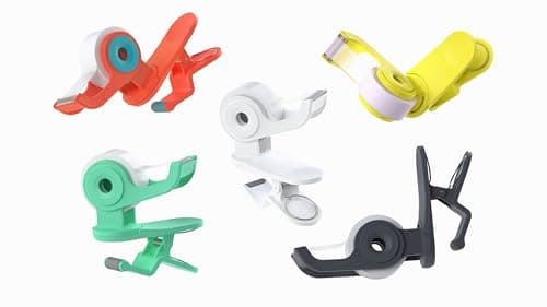 Scotch Desktop Tape Dispenser, White, Great for Gift Wrapping, 1 Dispenser (C19-CLIP-W-CCW) 7