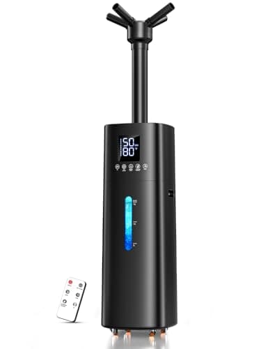 15L/4Gal Humidifier Large Room, 600mL/h Misting, 1200ft² Coverage, Auto Humidity Control, 72H Runtime, Top Fill, Aroma Diffuser, Sleep Mode, 12H Timer, Auto Shutoff Protection