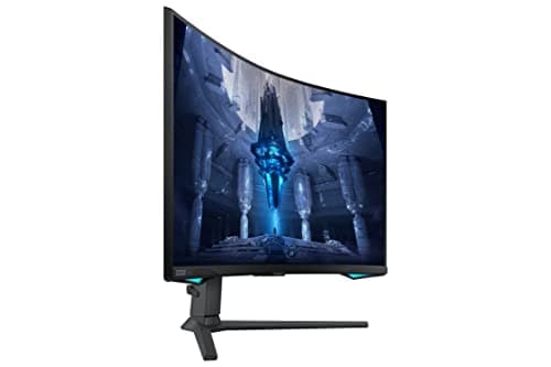 Samsung 32" Odyssey Neo G7 4K UHD 165Hz 1ms G-Sync 1000R Curved Gaming Monitor, Quantum HDR2000, AMD FreeSync Premium Pro, Ultrawide Game View, DisplayPort, HDMI, Height Adjustable Stand, Black 8