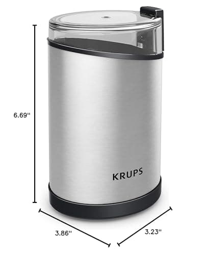 KRUPS Electric Coffee Grinder: 3 oz Capacity, 200 Watts - Versatile for Beans, Spices, Nuts - One-Touch Operation, Customizable Grind for 12 Cups - Ideal for Espresso, French Press 8