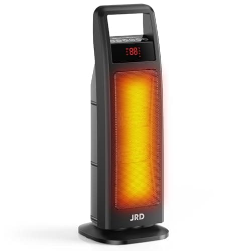 JRD 23inch Fast Space Heater with Remote, Oscillation, 8H Timer,1500W Heater for Indoor Use