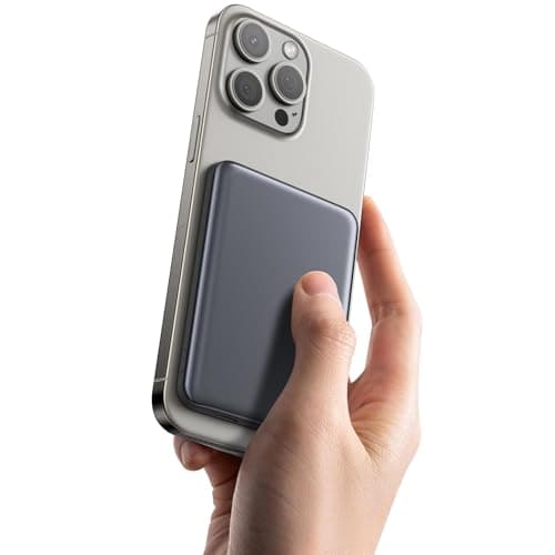 TRKOY for Magsafe Portable Charger, Wireless Power Bank with USB C Charging,Travel Essential for Magsafe Battery Pack Compatible with iPhone 17/16/15/14/13/12