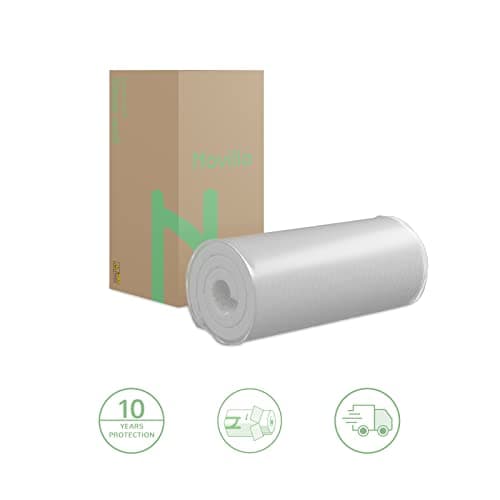 Novilla King Mattress 12 Inch Hybrid Mattress in a Box, Innerspring Mattresses with Gel Memory Foam for a Cool Sleep, Pressure Relief, Medium Firm with Pillow Top, Groove 8