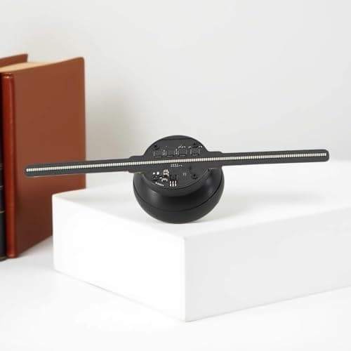 3DHologram Fan,Picture Fan Spinner with Bluetooth +Remote ,HologramProjector HD LED with 700 Video Library ,Holographic Fan for Halloween,Home Decorations,Anime character projection 9