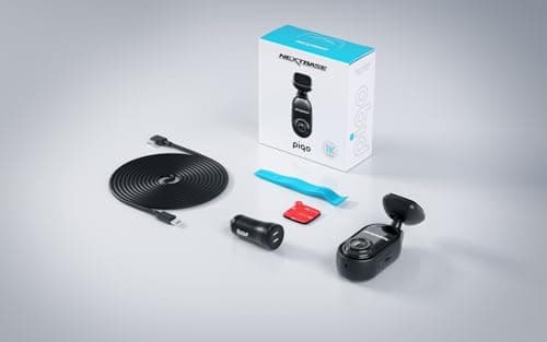 Nextbase Piqo 1k Smart Dash Cam with App, Compact Design, 1080p Ultra-Wide HD View with Smart Parking, Emergency SOS, and Voice Control 6