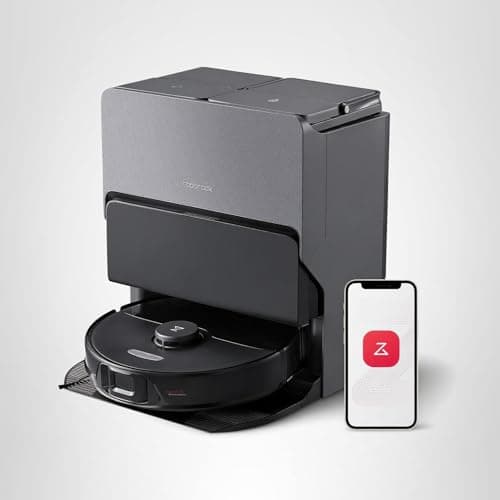 roborock S8 Max Ultra Robot Vacuum and Mop, All-in-One Dock, PreciSense LiDAR Navigation, Smart Dirt Detection, Self-Emptying, 8000Pa Suction for Various Floors, 20mm Auto Lifting for Carpet, Black 9