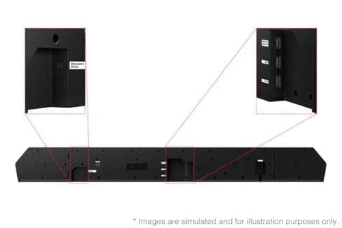 Samsung Q-Series Soundbar HW-Q900F 7.1.2 ch Subwoofer (2025 Model) Smart Integration, Wireless Dolby Atmos, Q-Symphony 7
