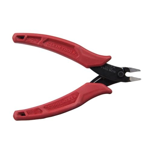 Klein Tools D275-5 Diagonal Flush Cutters, Made in USA, Micro Wire and Compact Zip Tie Cutter, Ultra-Slim Precision for Work in Confined Areas, 5-Inch 8