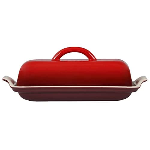 Le Creuset Stoneware Heritage Butter Dish, Cerise 5
