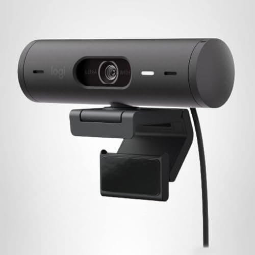 Logitech Brio 501 Full HD Webcam with Auto Light Correction, Show Mode, Noise Reduction Mics, Privacy Cover, Works with Microsoft Teams, Google Meet, Zoom, Nintendo Switch 2 New GameChat Mode - Black 12