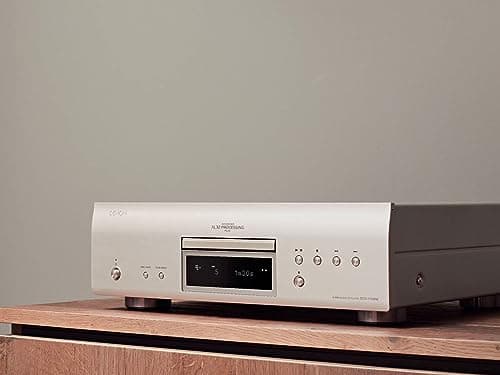 Denon DCD-1700NE SACD Player, CD Players for Home, Ultra-Precision 192 kHz/32 Bit D/A Converter, Vibration-Resistant Design, Supports DSD, FLAC, WAV Files, Pure Direct Mode, 2 Digital Outputs, Silver 6
