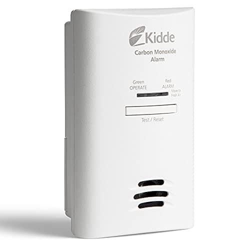 Kidde Carbon Monoxide Detector, Plug In Wall with AA Battery Backup, Test-Hush Button 11