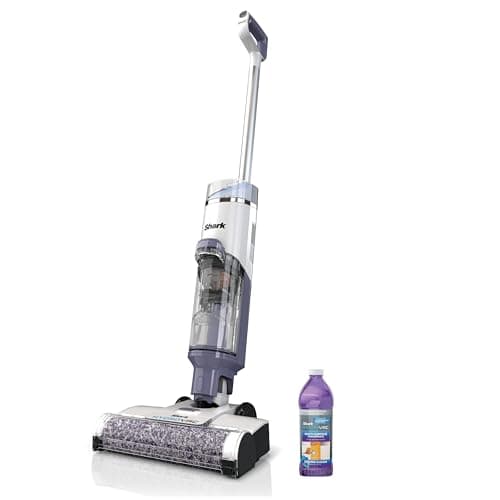 Shark HydroVac Cordless Pro 3-in-1 Vacuum, Mop and Self-Cleaning System, Lightweight, Antimicrobial Brushroll, 12oz Odor Neutralizing Concentrate for Hard Floors and Area Rugs, Polar White, WD200