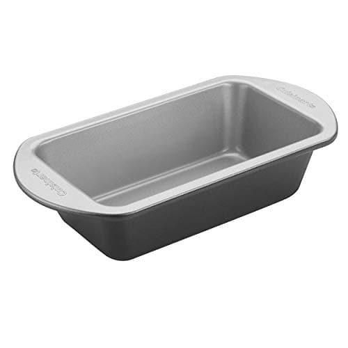 CUISINART CMHB-9LP Easy-Grip Nonstick Loaf Pan, 9 Inch, Black/Silver