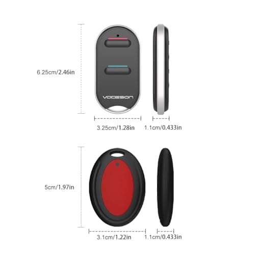 VODESON Key Finder TV Remote Control Finder, No Smartphone Needed Easy to Use Suitable for The Elderly 80dB RF Locator Device,Key Finders Make Noise Keychain Tracker/Wallet Finder 7