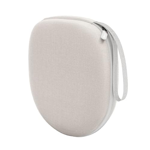 Headphone Headset Case Compatible with Anker Q20i Q30/Sony WH-CH520/JBL/BERIBES/KVIDIO Wireless On-Ear Headphones, Beige