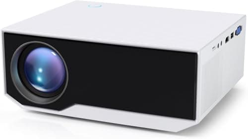 Projector with WiFi and Bluetooth, 16000Lumens Portable Mini Projector,4K Support Native Full HD 1080P Outdoor Movie Projector,Smart Projector Compatible with Android/iOS/Windows/TV Stick/HDMI/USB